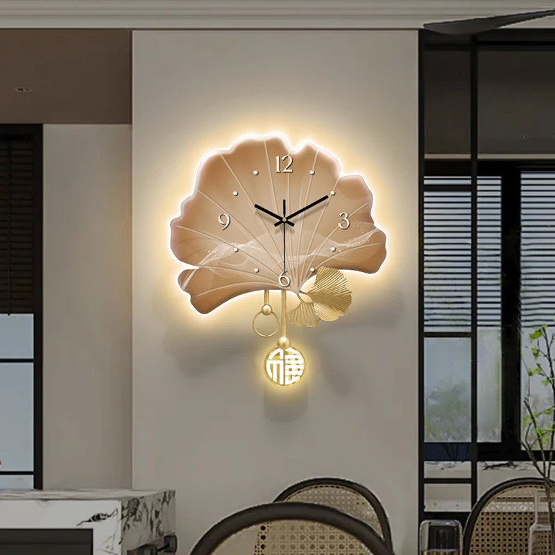 Design Restaurant Xenomorph Kitchen Wall Watch Led Aesthetic Wall Watch Modern Art Mural Relogio De Parede Ornaments Home Decor