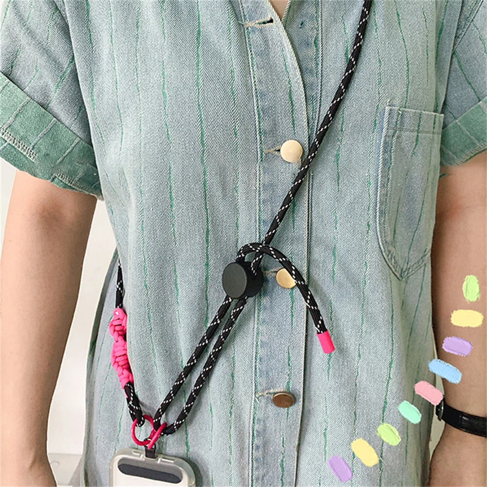 Adjustable Diameter Phone Lanyard Neck Clip