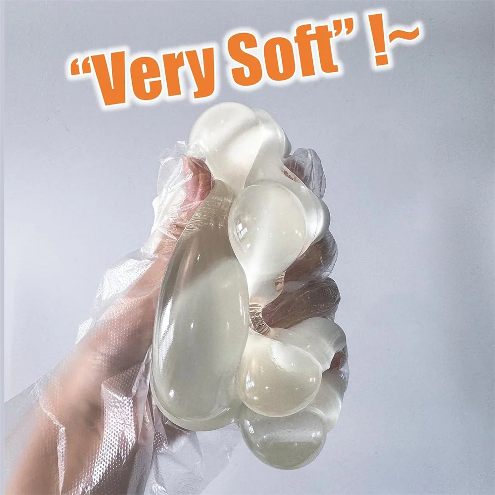 Handgemaakte Grote Kat Poot Taba Squishy Speelgoed Clear Fufu Squishy Zintuiglijke Fidget Speelgoed Kinderen Volwassen Angst Ontspanning Squeeze Gift