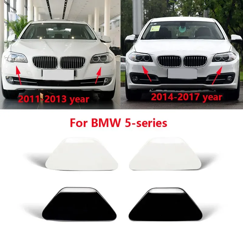 For BMW 5-series F10 F11 520i 523i 525i 528i 530i 535i 2011-2017 Front Bumper Head Light Lamp Washer Spray Nozzle Cover Cap Lid