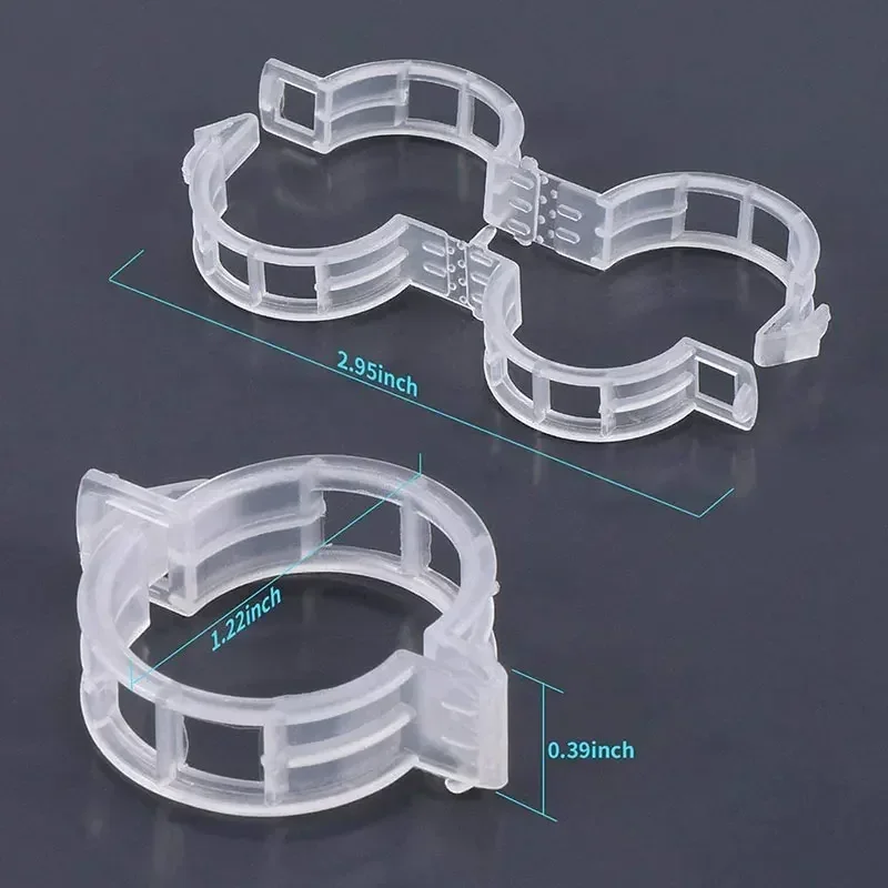 Plant Clips Supports Reusable Plastic Connects Fixing Vine Tomato Stem Grafting Vegetable Plants Orchard and Garden New