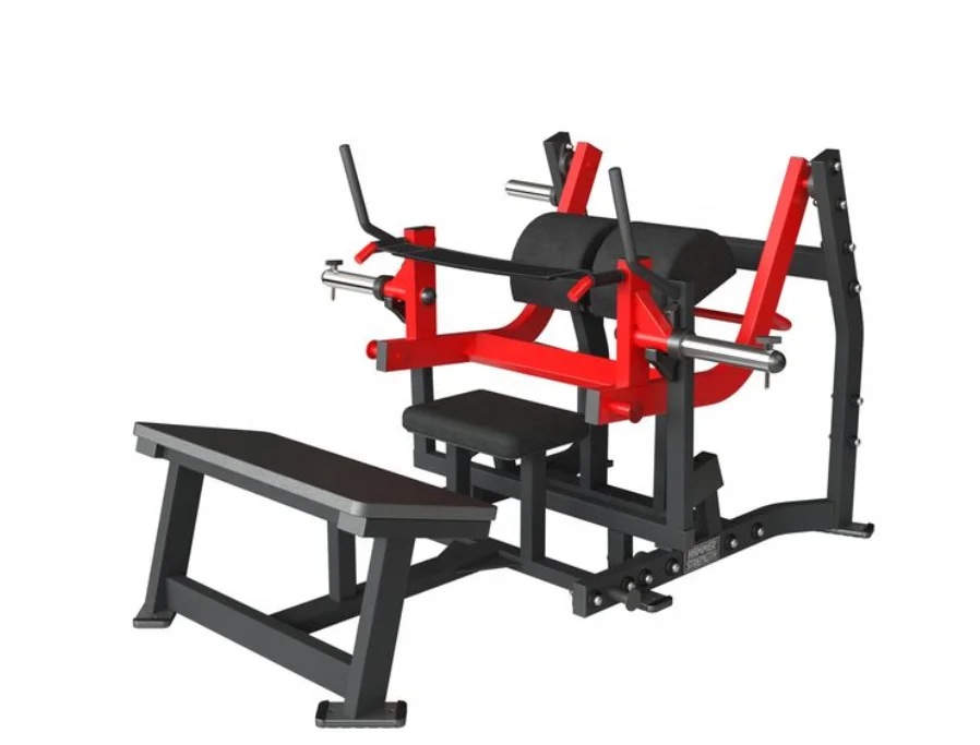 Commercial Hip Trainer Plate Loaded Safety Durable Adjustable Gym Equipment Fitness Glute Hip Thrust Machine