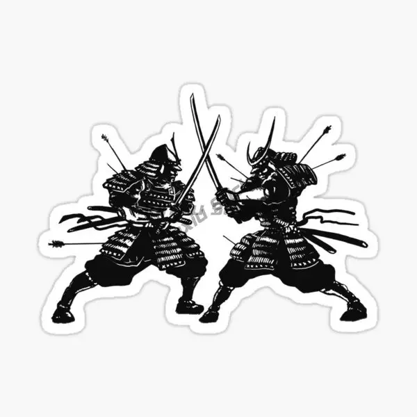 Samurai Ninja Ghost Warrior Creative PVC Sticker for Decorate Car Bicycle Van Truck Helmet Window Wall Fridge Decal Accessorie 3