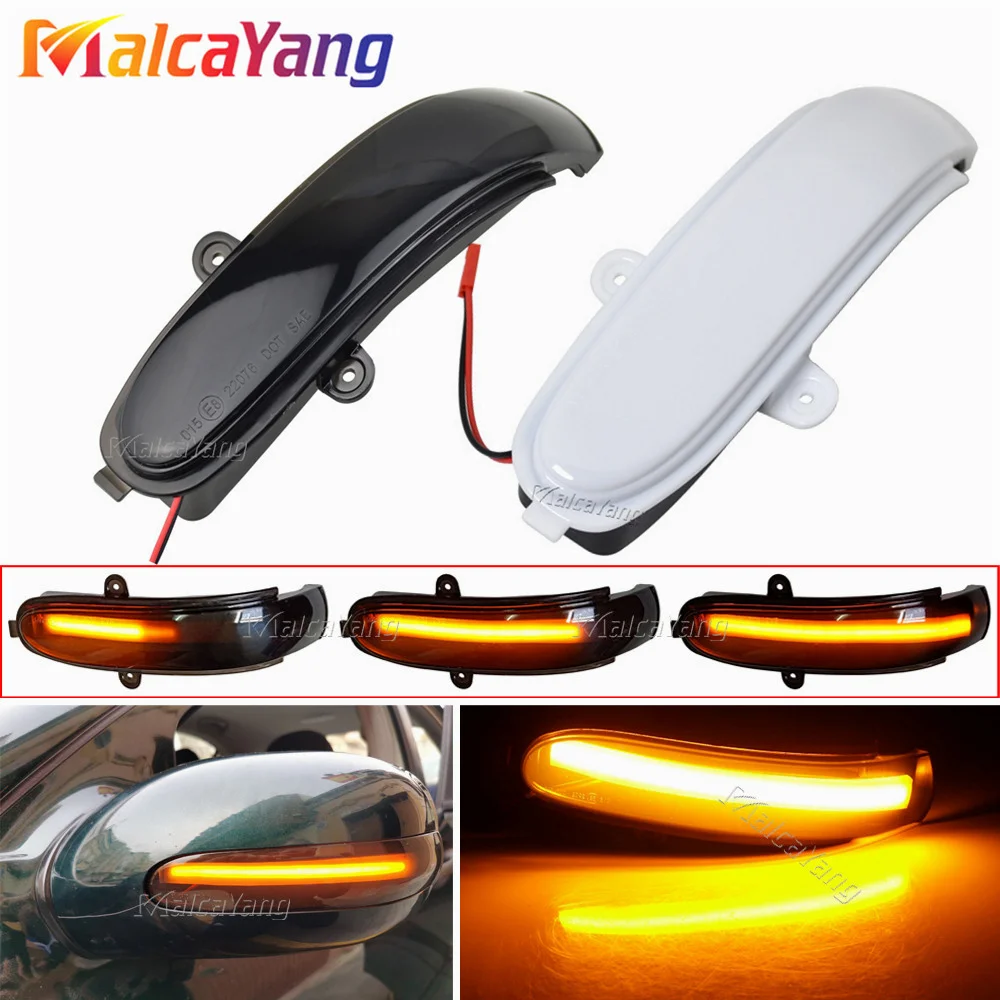 Dynamic Turn Signal LED Side Mirror Indicator Blinker Sequential Light For Mercedes Benz C Class W203 S203 CL203 2001-2007