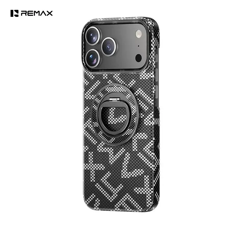 ريماكس مناسب لحافظة الهاتف المنسوجة من سلسلة Apple 17، حافظة حماية رفيعة للغاية بحامل مغناطيسي لهاتف آيفون 17