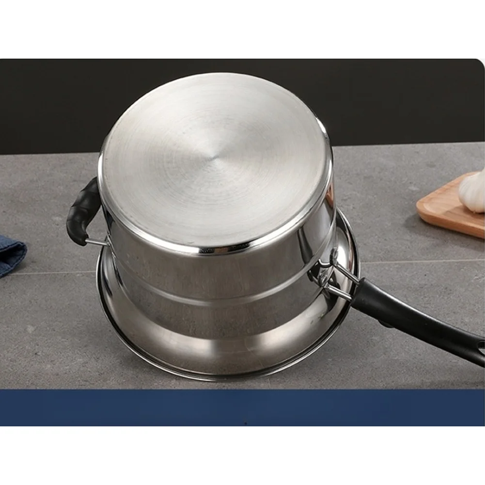 Steamer Pot Built with Stainless Steel Material and Tri Ply Base to Support Consistent Heat Transfer During Cooking