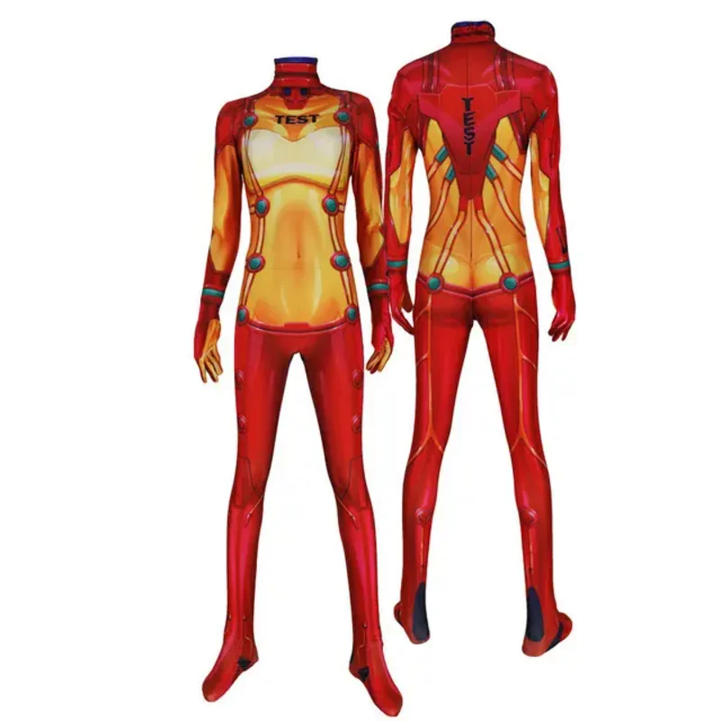 2025 New Anime Ikari cosplay costumes Shinji jumpsuit boys man Zentai Halloween bodysuit adults kids AA