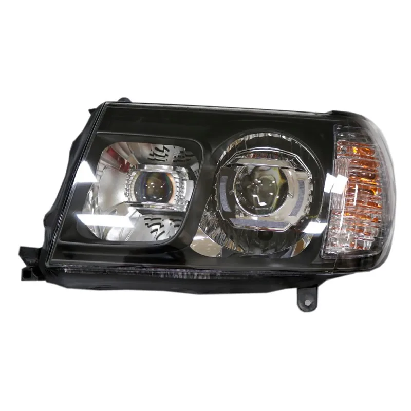 Customized Full LED Headlights For Toyota LC100 1998-2007 Bi-xenon Projector Lens Front Lamps With DRL
