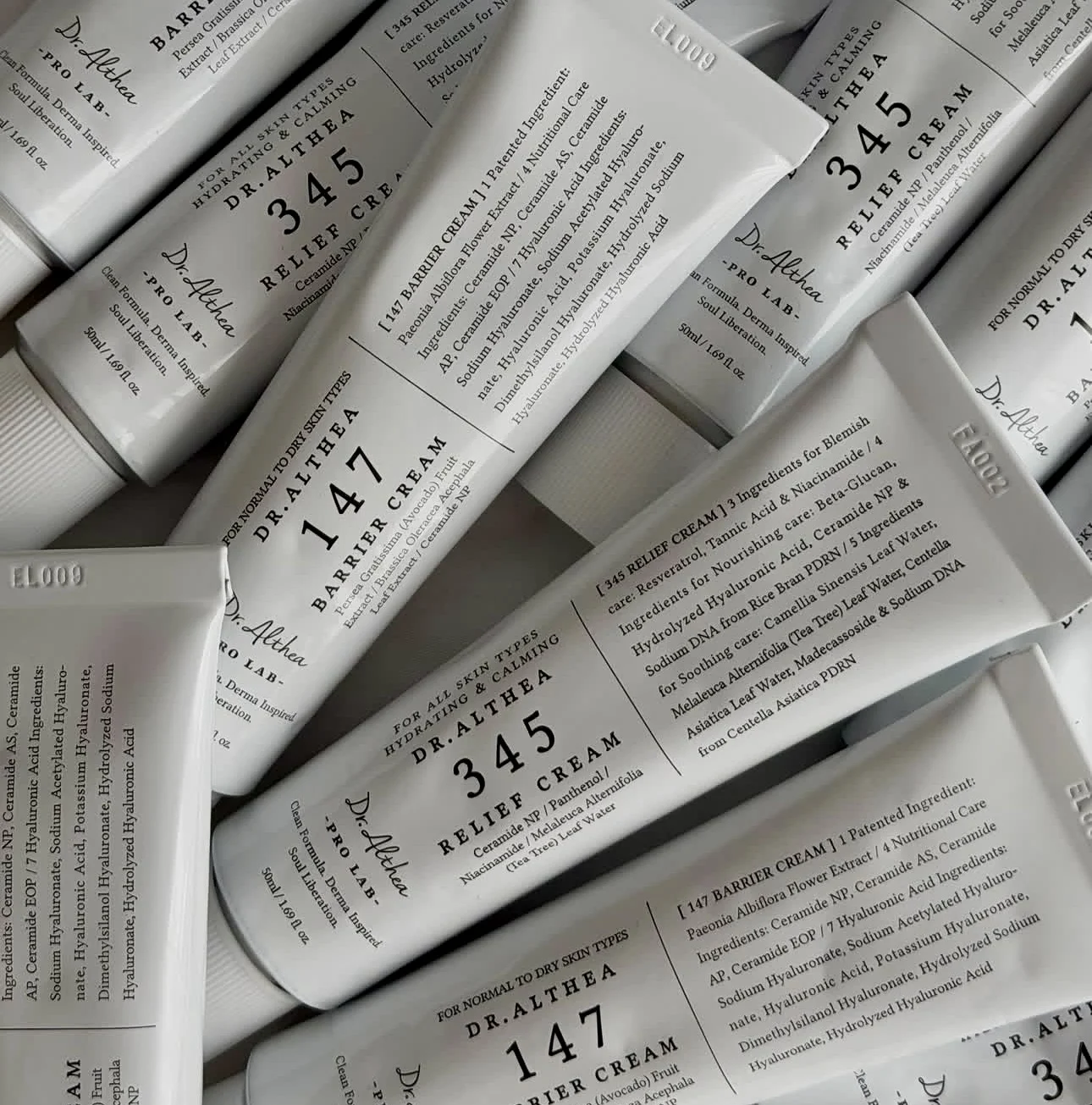 Crème Visage Originale Coréenne Dr.Althea 147 Barrier 345 Relief Cream Crème Antioxydante Hydratante Essence Réparatrice Intensive Brume