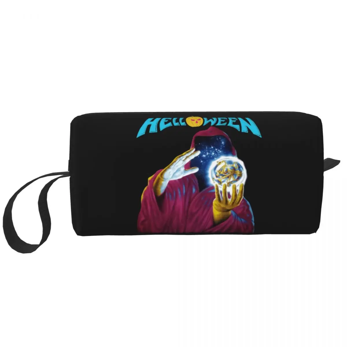 Helloween Keeper Of The Seven Keys Part Cosmetic Bag Big Capacity Heavy Metal Rock Makeup Case Beauty Storage Toiletry Bags