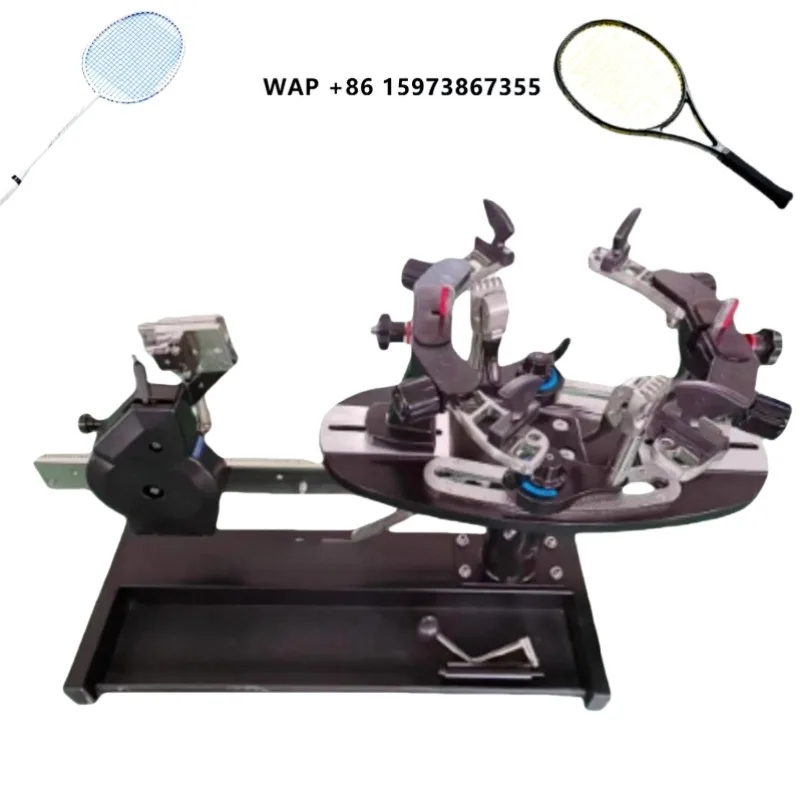 Advanced Computer Controlled Racquet Stringing Machine with Dual Mode Operation for Tennis Badminton and Squash Applications