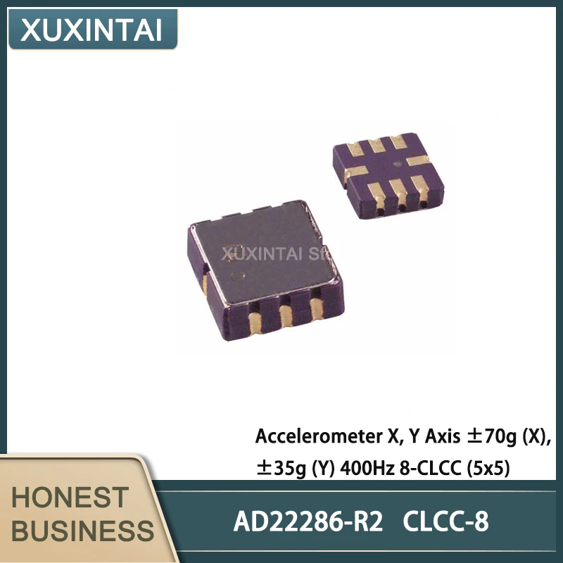 1~5PCS  New Original  AD22286-R2 AD22286  Accelerometer X, Y Axis ±70g (X), ±35g (Y) 400Hz 8-CLCC (5x5)