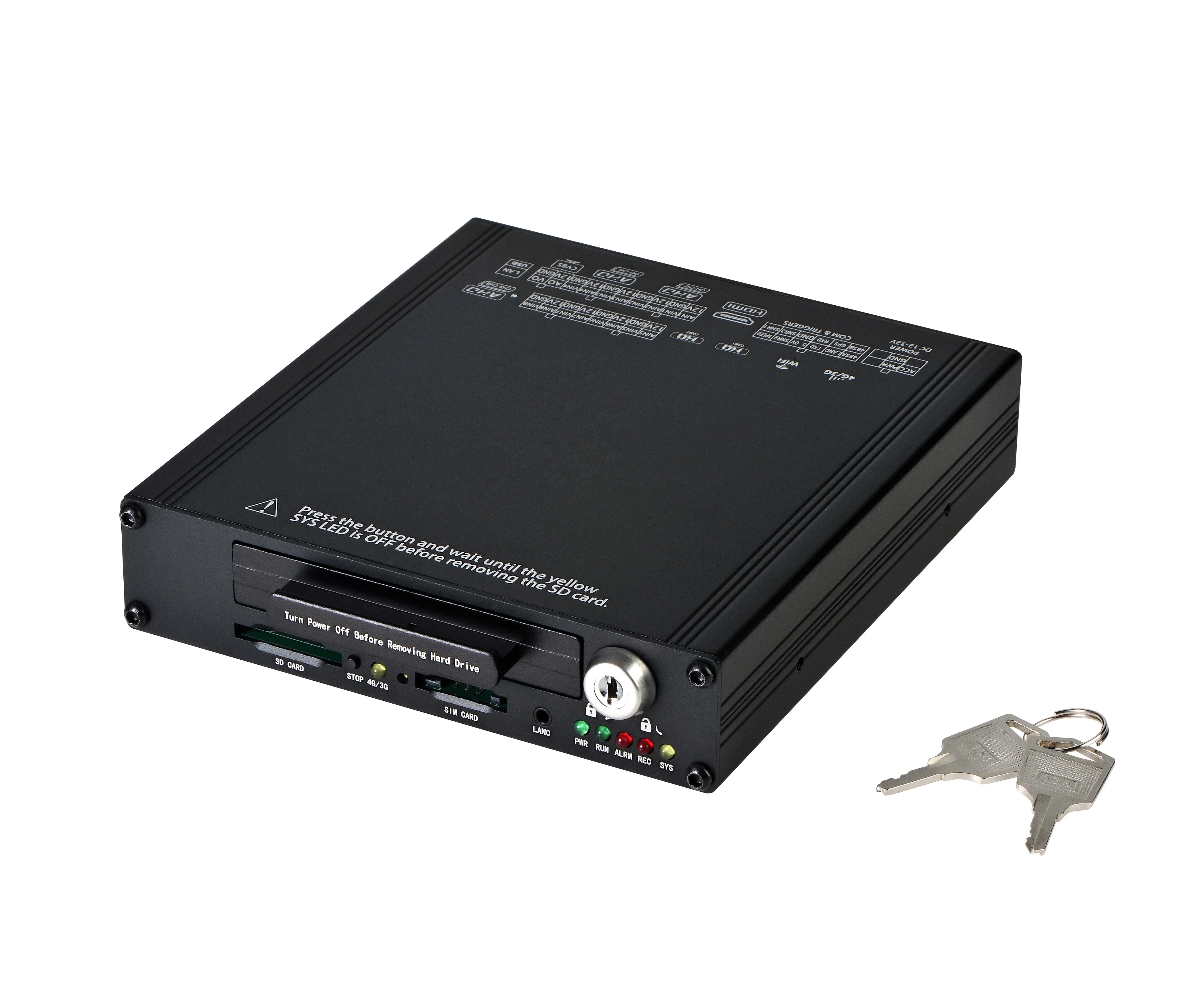 1080P Truck DVR ,4G GPS G-sensor Wireless For Fleet Management ,4Cams 8Cams For Bus