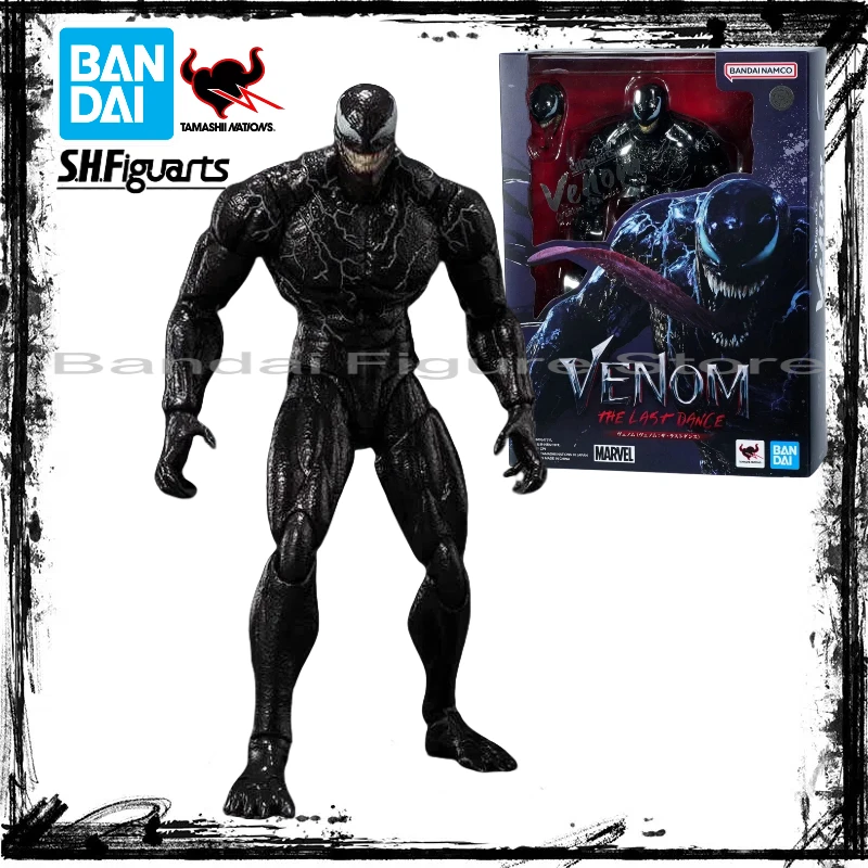 

In Stock Original Bandai Venom3 S.H.Figuarts SHF Venom The Last Dance Anime Action Figure Toys Gift Model Collection Hobbies