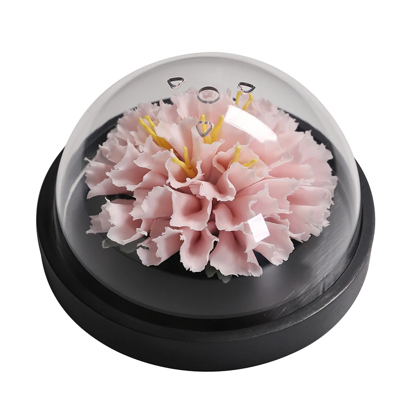 Hand Pinch Ceramic Flower Carnation Bougainvillea Aroma Diffuser Ornaments