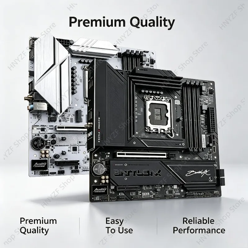 B760M Super Black Blade Cold Steel Computer Motherboard DDR4 Support 12/13/14 Gen CPU 14600KF For Desktop PC Assembly