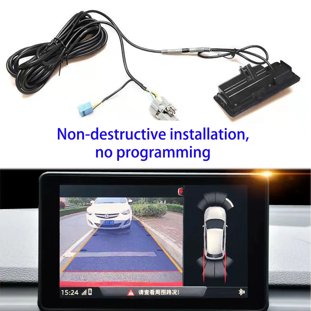 

for Audi for Volkswagen for Skoda Free programming, free wiring, dedicated handle camera HD night vision dynamic ruler line