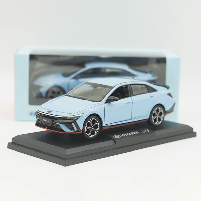 

Diecast 1:38 Scale Alloy AVANTE N Facelift Car Model Finished Product Simulation Toy Collection Gift Static Display