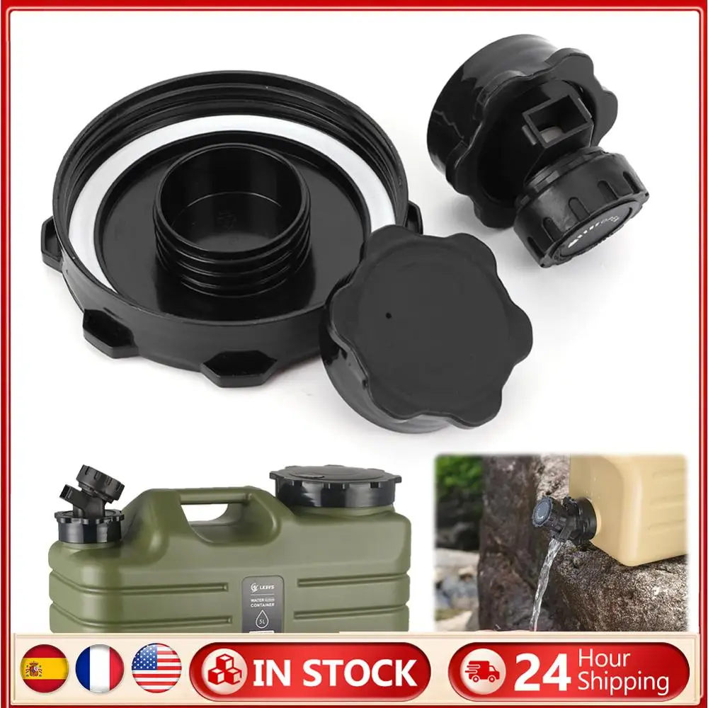 

Крышка ведра для воды для кемпинга с крышкой контейнера для хранения воды с краном, герметичная крышка резервуара для воды для пикника на открытом воздухе