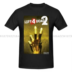 Left 4 Dead 2 T Shirt Men Fashion Casual Short Sleeve T-shirt Aesthetic Vintage Oversized T-shirts