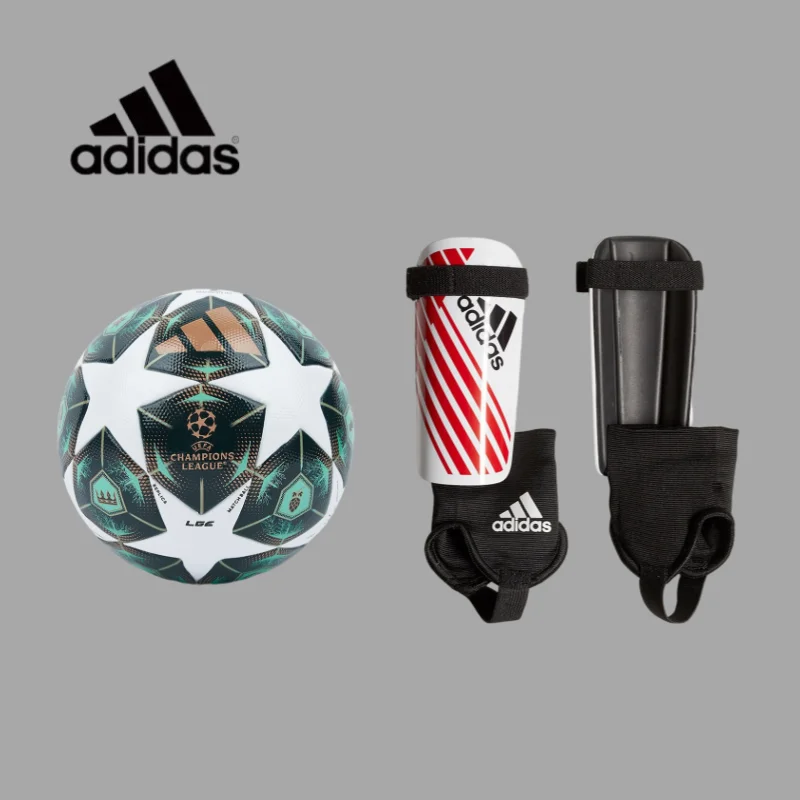 

Adidas Travel Carry Set No.5 Soccer Ball Plus M Size Compact Storage Shin Guard SetJH1296+DZ2059