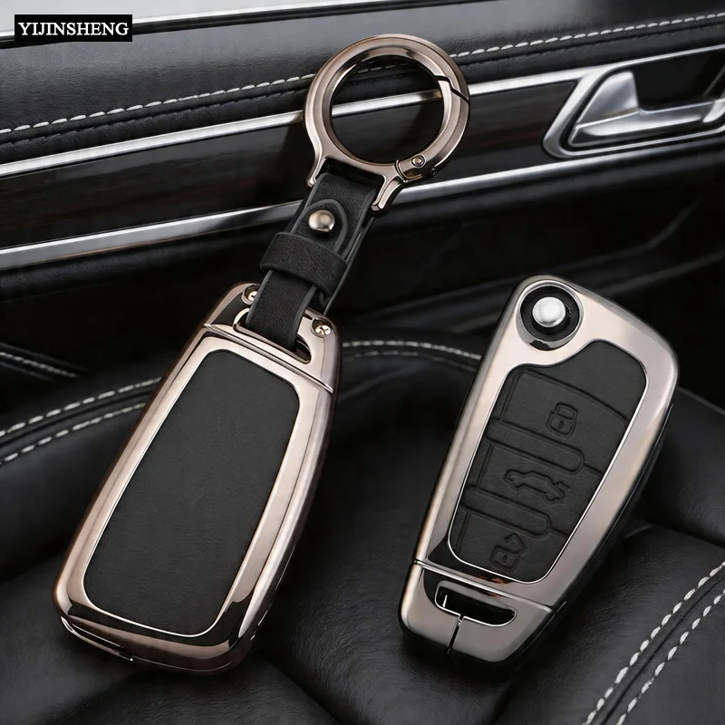 capa-de-chave-de-carro-em-liga-de-zinco-couro-pu-para-audi-a1-a3-a4-8p-8l-8v-a5-b6-b7-a6-a7-c5-c6-q3-q5-q7-4f-s3-s4-s6