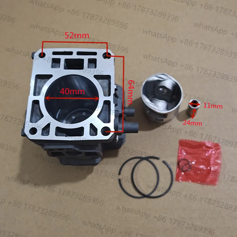 FS410 (40 mm) Zylinderkolbenring Dichtungssatz für STIHL FS410 FS410R FS410C FS410RC Rasenmäher-Freischneider-Ersatzteile