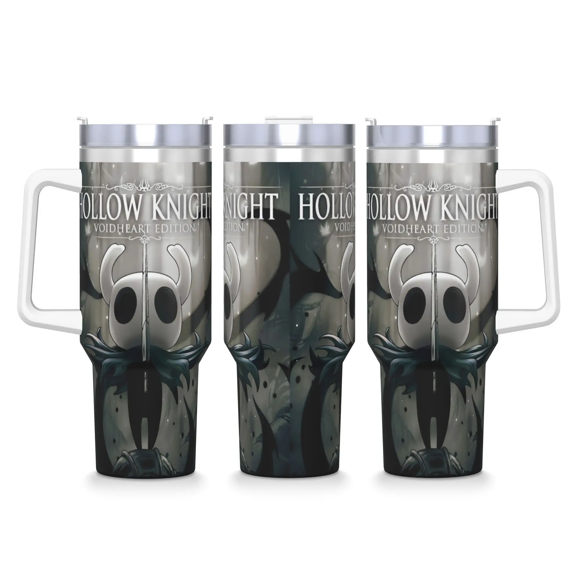 

Stainless Steel Tumbler Game Hollow Knight Print Thermal Mug Insulated Cold and Hot Car Mugs Camping Custom Water Bottle