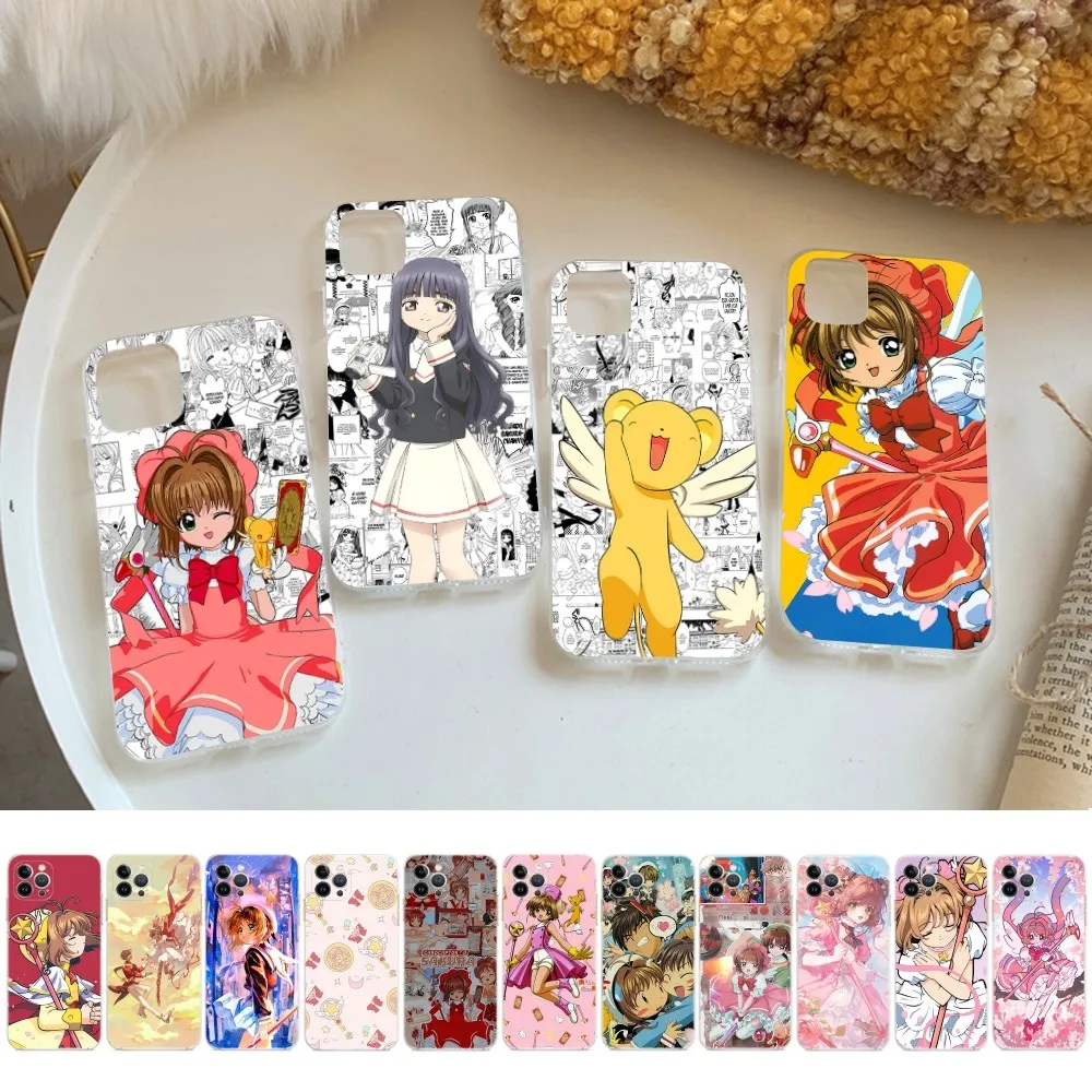 CardCaptor Sakura Anime Phone Case For IPhone 15 8 7 6 6S Plus X SE 2020 XR XS 14 11 12 13 Mini Pro Max Mobile Case