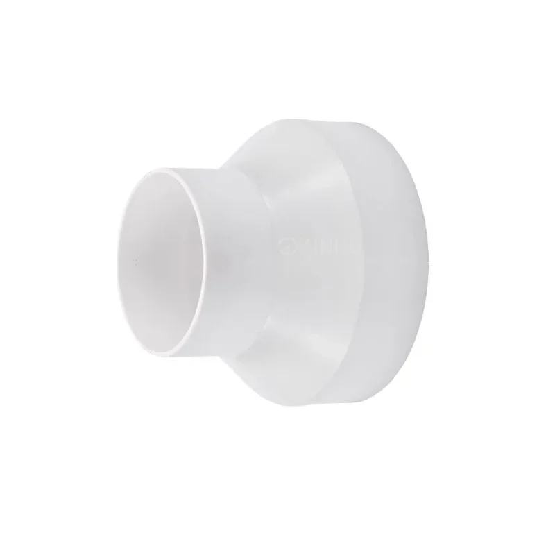 PVC pipe variable diameter joint range hood pipe variable diameter plastic ventilation pipe large and small head 100-75/200-150