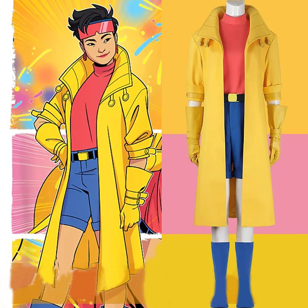 

Womens Jubilation Lee Costume Outfit Jubilee Jacket Halloween Jubilation Suit