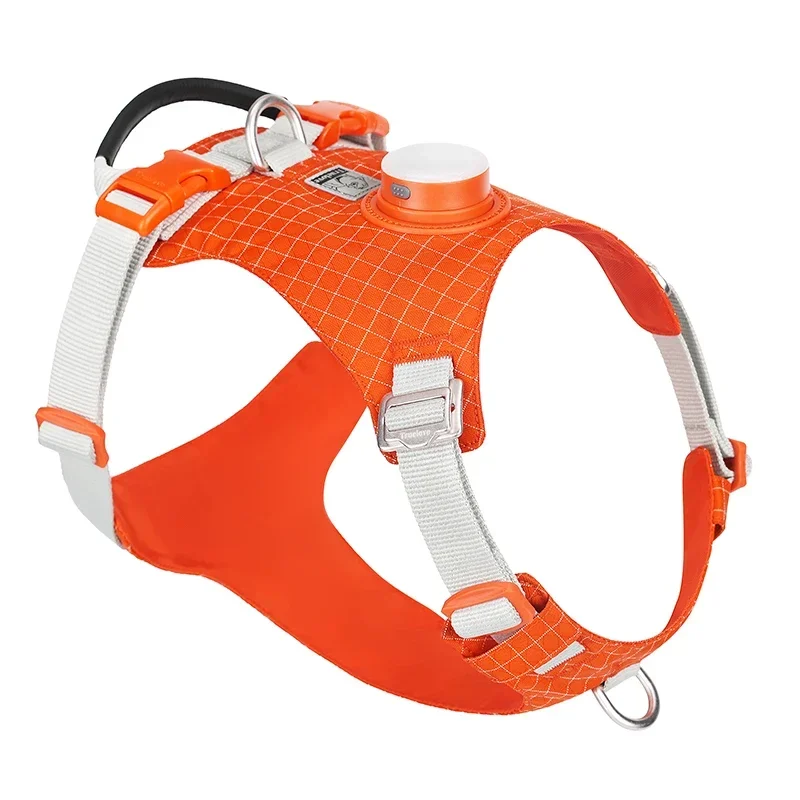 Truelove Pet Harness Light Weight Material Self-Contained LED 550D polyester oxford fabric microfiber handle TLH6771