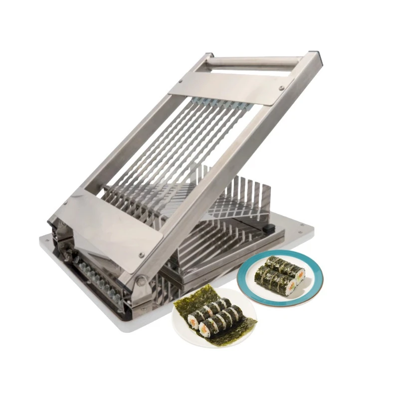 Manual cutting sushi machine, lunch meat, ham sausage, tofu, stainless steel slicer, sushi roll slicer