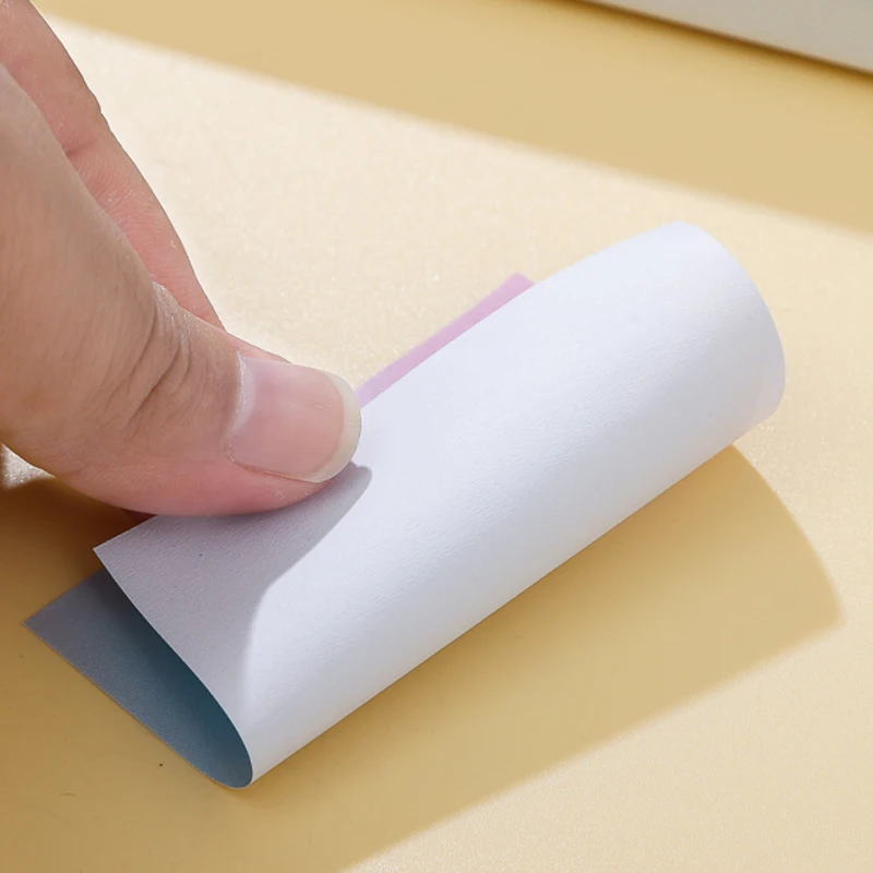 لوحة مذكرات ورقية متدرجة قوس قزح ، مذكرة لاصقة ، قائمة مهام رسالة ، لوازم مدرسية ، أدوات مكتبية ، بيع بالجملة ، 12: 50 لكل مجموعة