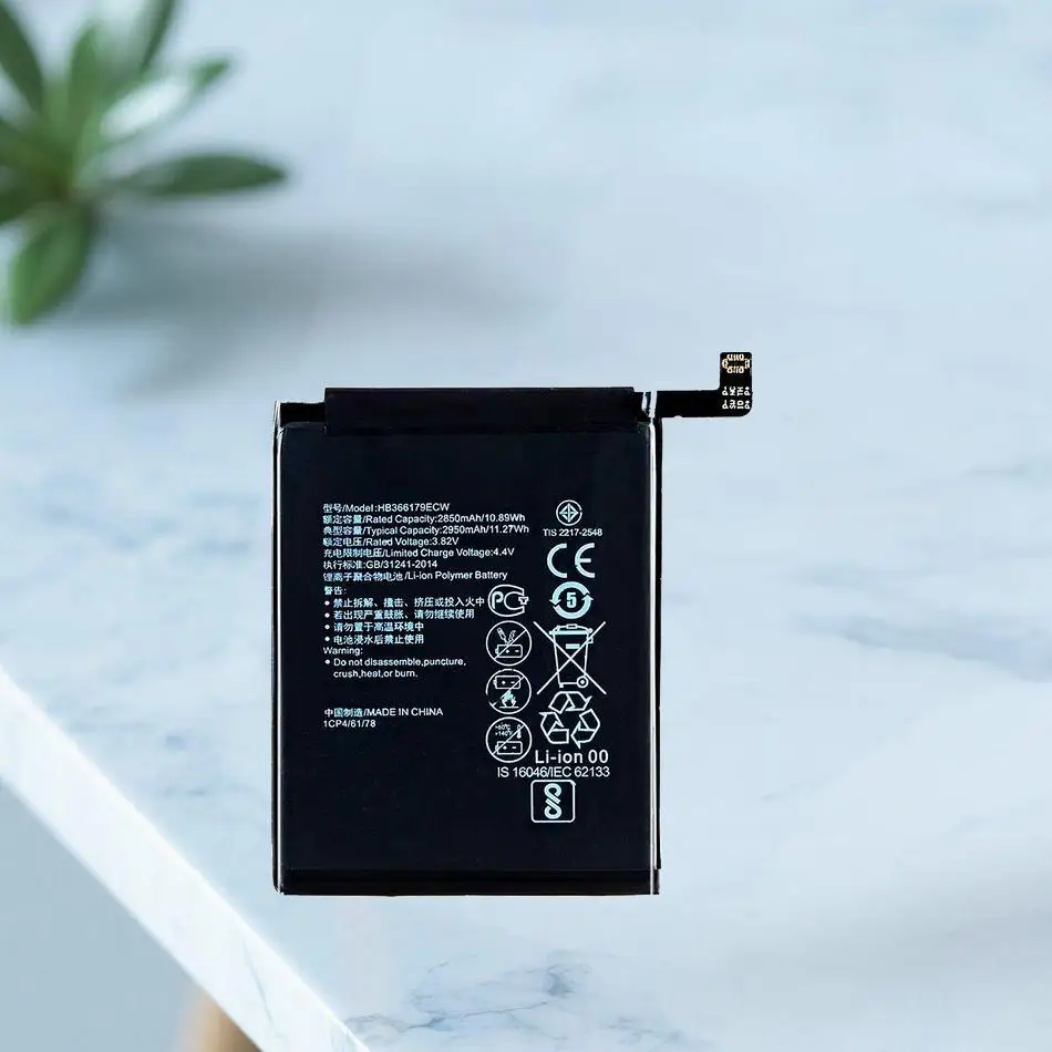

Mobile Phone Battery Reliable Replacement For Huawei Nova 2 Nova2 Caz-TL00 Caz-AL10 Long-Lasting Performance 2950Mah HB366179ECW