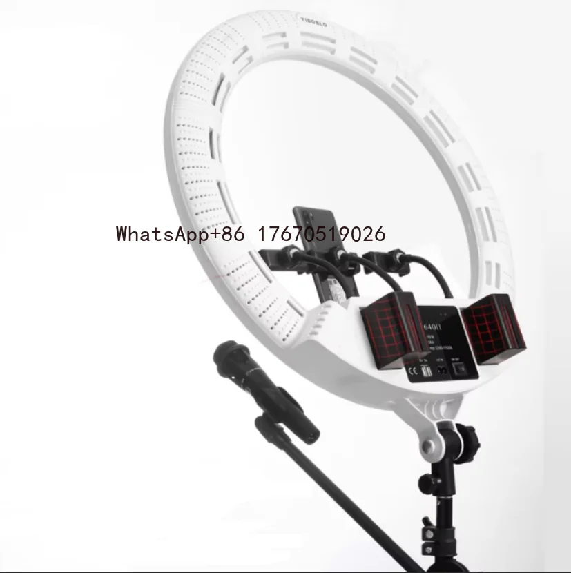 

Live Streaming Fill Light 22 Inch Circular 55cm Large Aperture Anchor Light Photography Floor Standing Soft Light Factory Sourc