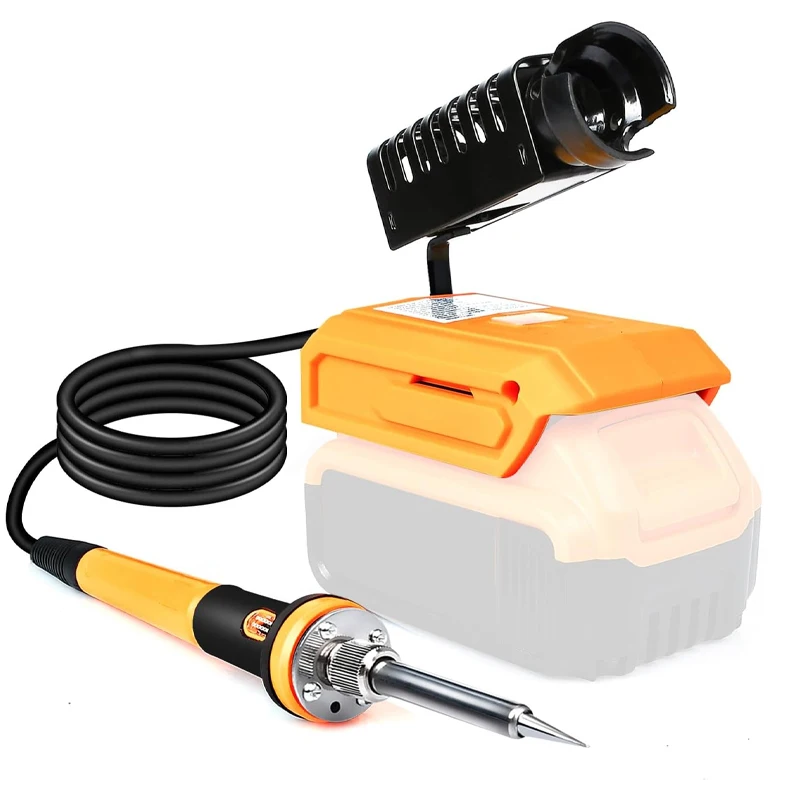 For DEWALT 20V Battery 60W Electric Soldering Iron Wireless Welding Power Tool 300-500℃ Temperature Adjustable Fast Heating