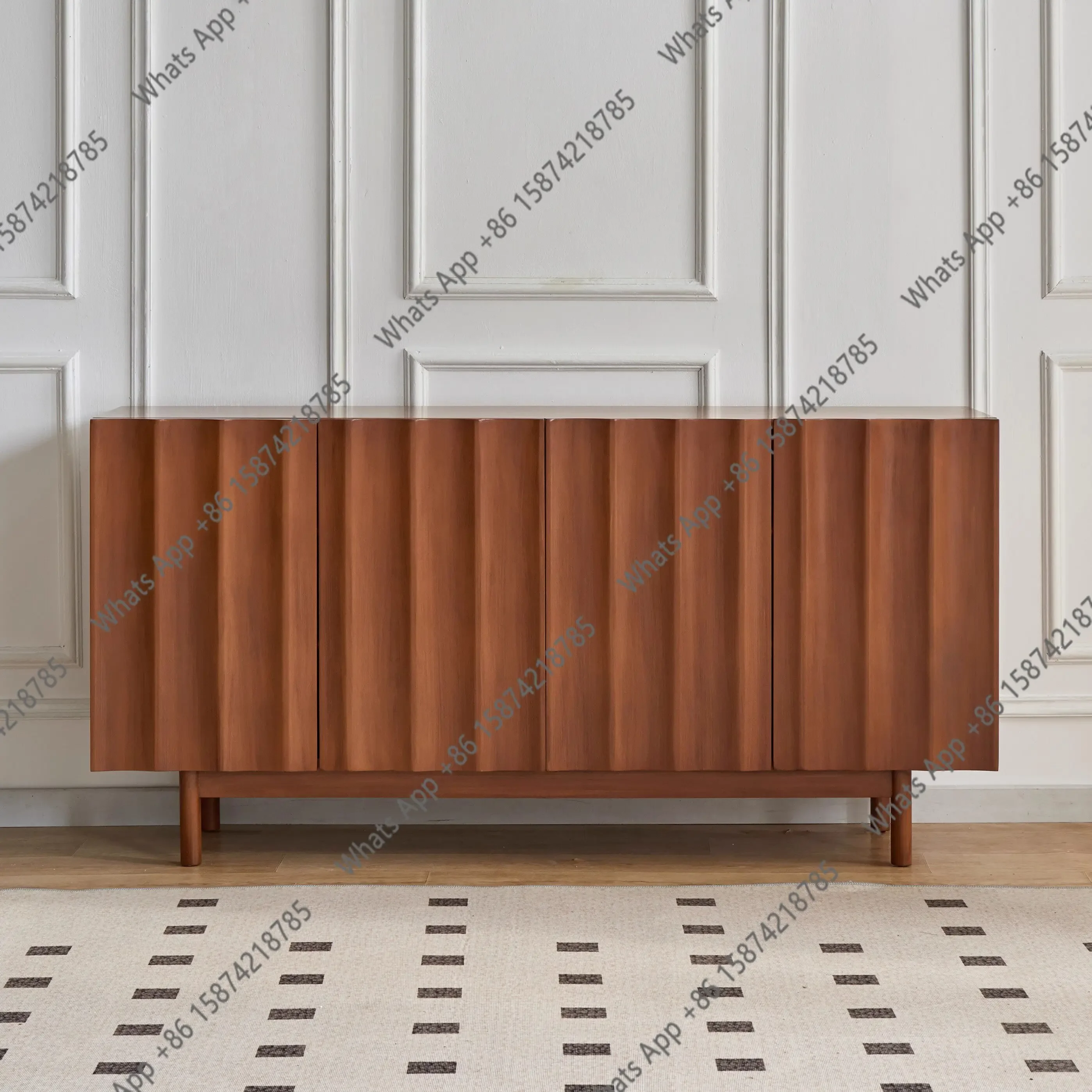 

XxLight Luxury Cream Wind Porch Cabinet, White Shoe Cabinet, Entrance Door, High-end Living Room Decoration Cabinet