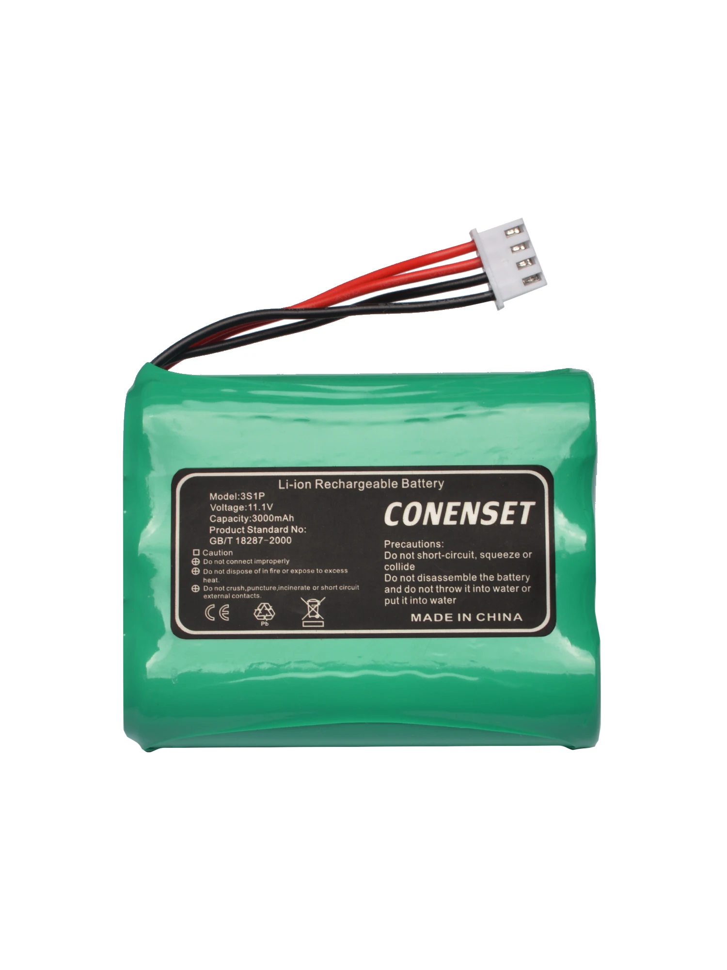 11.1V 3000mAh Replacement Battery For Marshall Stockwell Bluetooth Speaker TF18650- 2600-1S3PA