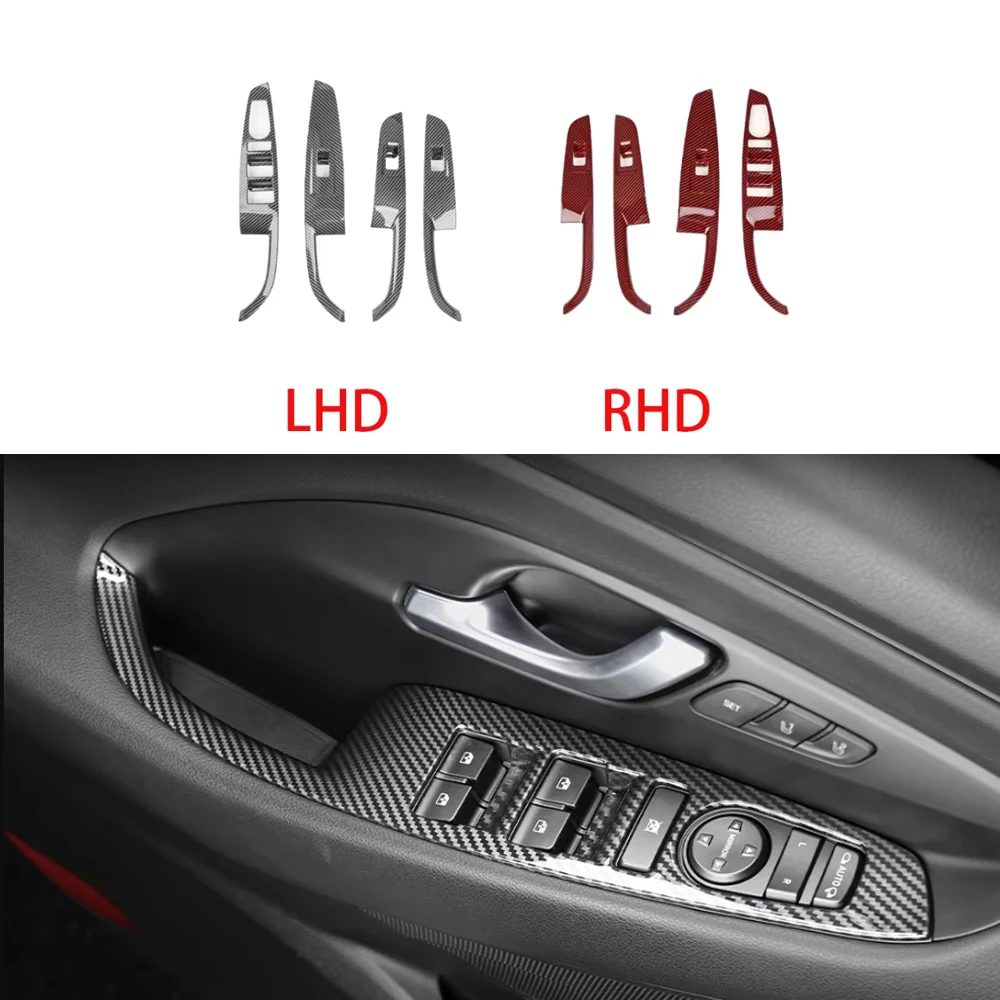 Auto Sale For Hyundai I30/I30 N 2017-2025 LHD/RHD Car Window Button Cover Trim Interior Parts