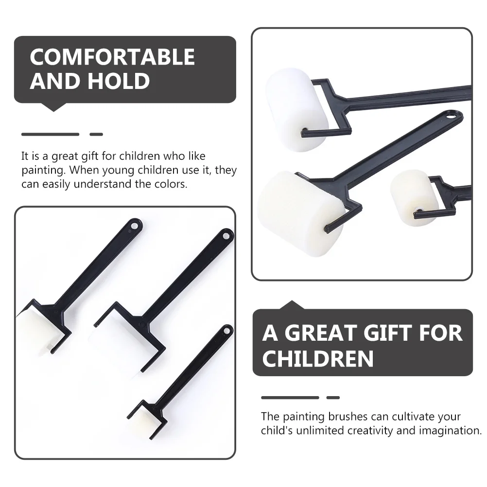 3 комплекта, Малый валик для рисования