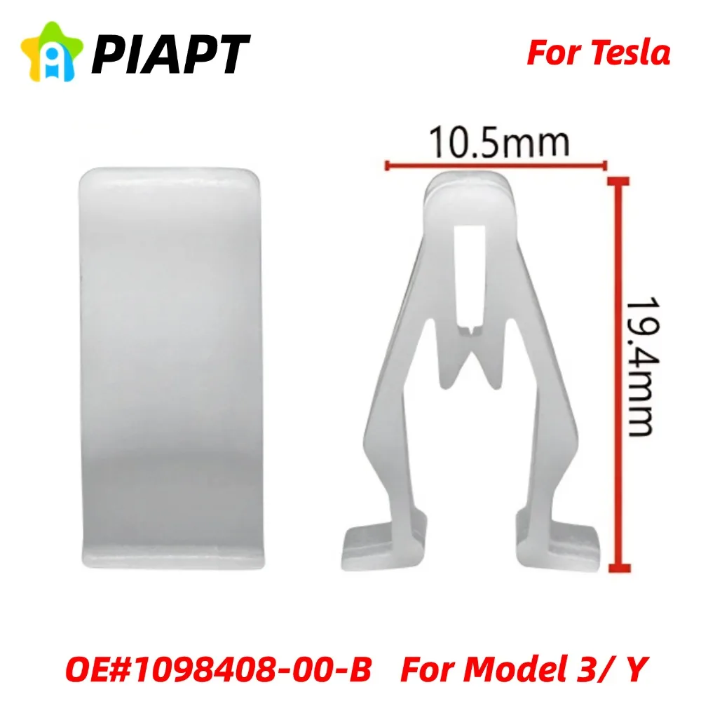 

50PCS Nylon Interior Plastic Retainer Trim Fitting Clip 109840800B 1098408-00-B 90666-SDA-A01 for Honda/Tesla 3 Y