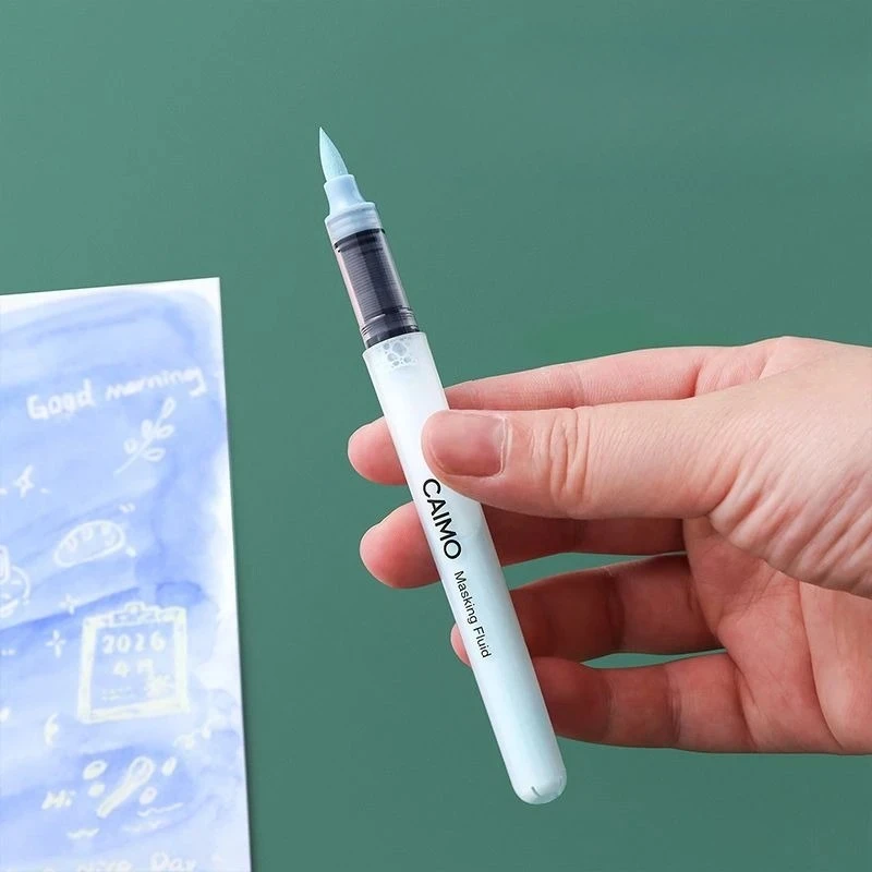 Marker Style Direct Liquid Masking Fluid Pen Watercolor Masking Gum Highlight Medium Sketch Painting Artist Art Drawing Tool