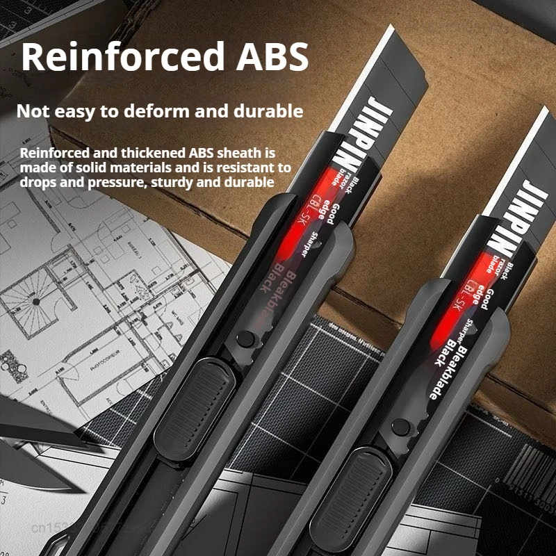 Youpin الثقيلة سكّين متعدّد الاستخدامات المحمولة كبيرة سميكة خلفية القاطع المفاجئة شفرات القاطع قطع أداة اللوازم المكتبية #2