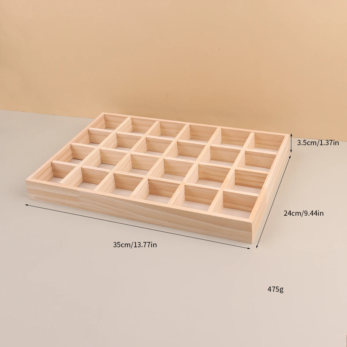 NONE Stackable Wood Jewelry Display Organizer 6