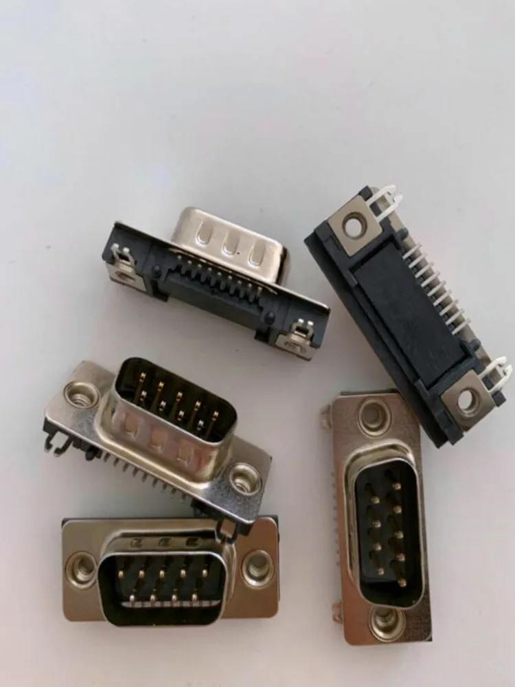 10pcs Ultra-thin DB head DR9 Core Male SMT Patch Socket Single Row Foot DB9 Connector Connector Patch