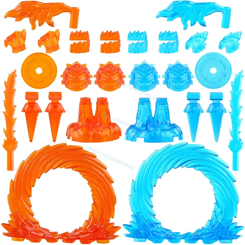 

10PCS Medieval Special Effects Flame Handgun Teleportation Gate Figures Accessories Building Blocks Educational Kids Toy PJT050