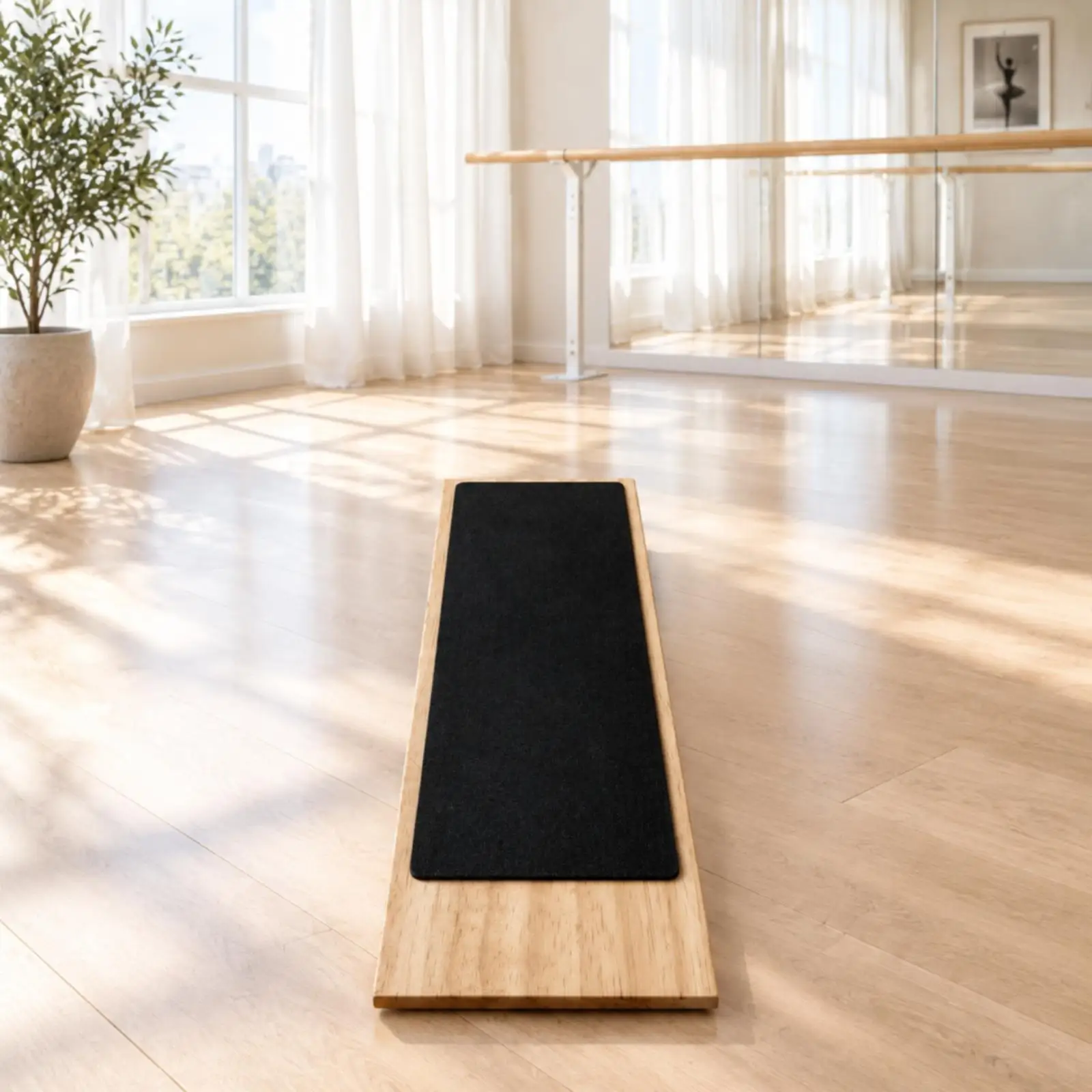 Training Tool Compact Ballet Rotation Practice Board Low-Profile