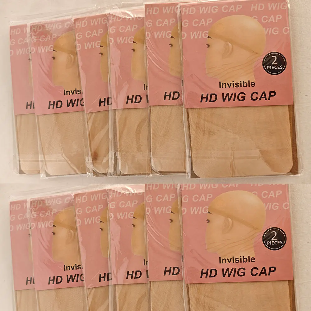 HD Transparent Stretchy Thin Wig Cap for Making Wigs Invisible Stocking Cap for Women