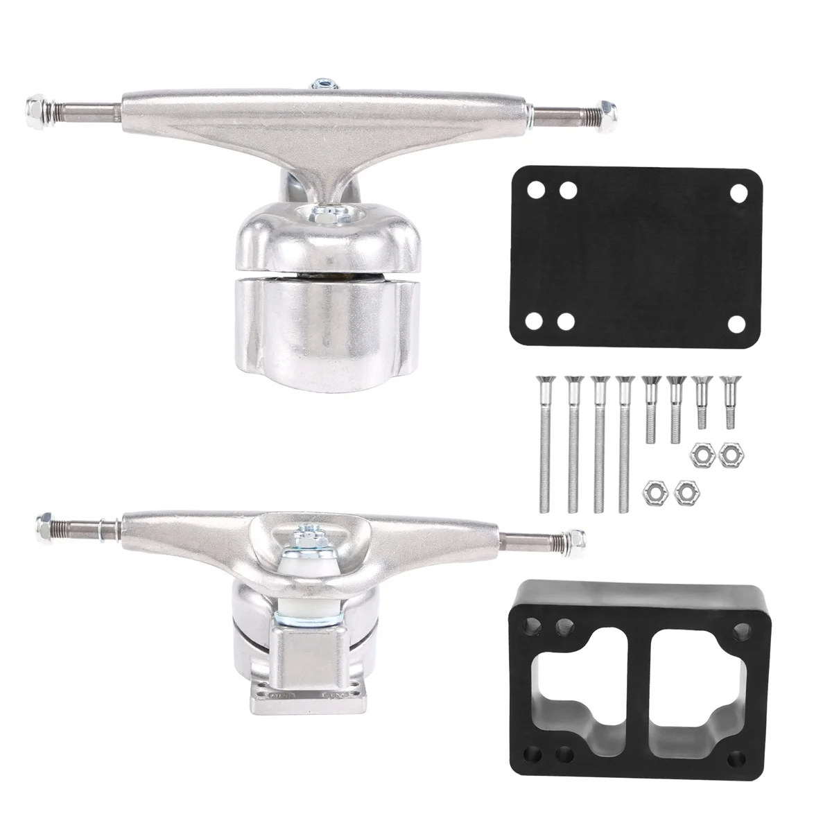 For Surf Skate Bracket 6 Hole Base 6.25Inch Trucks Surf Skateboard Trucks Adapter Rear Trucks,1